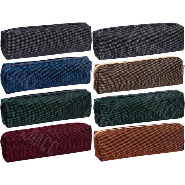 ПЕНАЛ ТКАНЕВЫЙ "LEADER" 1ОТД. НА ЗАМОЧКЕ 4*6*18,5СМ 930723-M