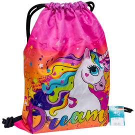 СУМКА ДЛЯ ОБУВИ, ПО КРУГУ "УЛЫБНИСЬ", 46*33 СМ, HIPE 979260