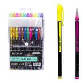 НАБОР РУЧЕК ГЕЛЕВЫХ 24 ЦВЕТА "NEON COLOR" HG6107-24