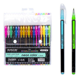 НАБОР РУЧЕК ГЕЛЕВЫХ 36 ЦВЕТОВ "NEON COLOR" HG6107-36