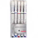 НАБОР РУЧЕК ГЕЛЕВЫХ 801A ORIGINAL  5 ЦВЕТОВ