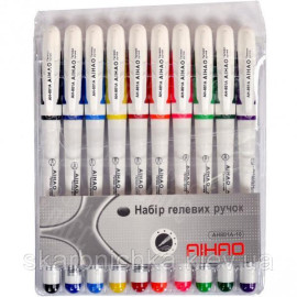 НАБОР РУЧЕК ГЕЛЕВЫХ 801A ORIGINAL 10 ЦВЕТОВ