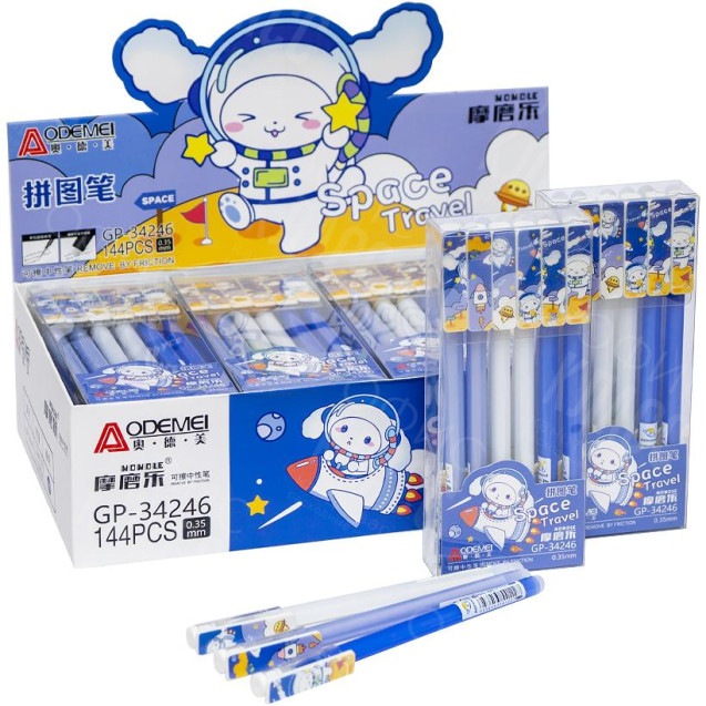 РУЧКА "ПИШЕТ-СТИРАЕТ" 34246 СИНЯЯ