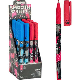 РУЧКА МАСЛЯНАЯ VINSON CAT СИНЯЯ A27 РУЧКА МАСЛЯНАЯ VINSON CAT СИНЯЯ A27