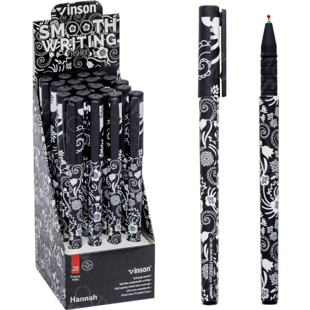 РУЧКА МАСЛЯНАЯ VINSON HANNA СИНЯЯ A71