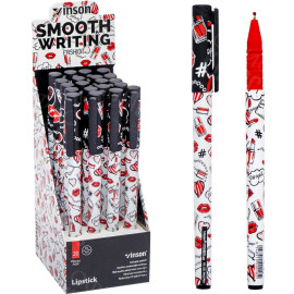 РУЧКА МАСЛЯНАЯ VINSON LIPSTICK СИНЯЯ A8 РУЧКА МАСЛЯНАЯ VINSON LIPSTICK СИНЯЯ A8