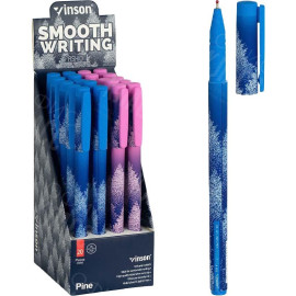 РУЧКА МАСЛЯНАЯ VINSON PINE СИНЯЯ A118