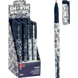 РУЧКА МАСЛЯНАЯ VINSON STAR СИНЯЯ A58