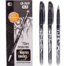 РУЧКА ПИШЕТ-СТИРАЕТ "С" ЧЕРНАЯ