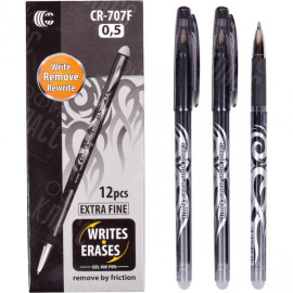 РУЧКА ПИШЕТ-СТИРАЕТ "С" ЧЕРНАЯ