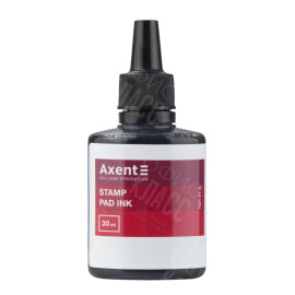 КРАСКА ШТЕМПЕЛЬНАЯ AXENT 7301-01-A 30 МЛ, ЧЕРНАЯ 