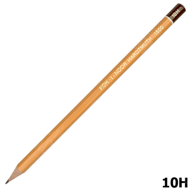 КАРАНДАШ ЧЕРНОГРАФИТНЫЙ KOH-I-NOOR 1500 10H