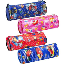 ПЕНАЛ ШКОЛЬНЫЙ "ТУБУС" НА ЗМЕЙКЕ 20*7СМ ТЕ1189-Д