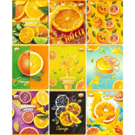 ТЕТРАДЬ 36 ЛИСТОВ КЛЕТКА, СЕРИЯ АРОМАТНАЯ (ОРАНЖ) ТМ ТЕТРАДА ТЕ14766