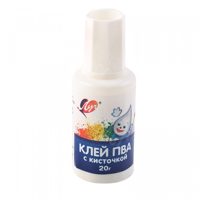 КЛЕЙ ПВА 20Г С КИСТОЧКОЙ 29С 1719-08 ЛУЧ