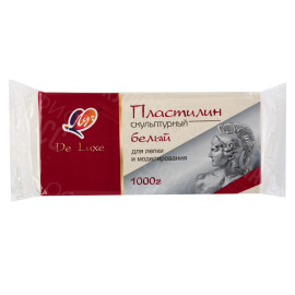 ПЛАСТИЛИН СКУЛЬПТУРНЫЙ 1КГ ЛУЧ БЕЛЫЙ