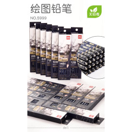 КАРАНДАШ ГРАФИТОВЫЙ ХУДОЖЕСТВЕННЫЙ NUEVO ARTE  S999 DELI B