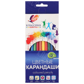 КАРАНДАШИ 12ЦВ КЛАССИКА 29С 1710-08 ЛУЧ