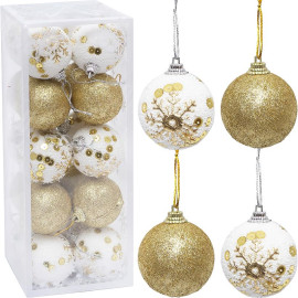 НАБОР ИГРУШЕК ЕЛОЧНЫХ 20ШТ "ШАРЫ" 5СМ 2023-151