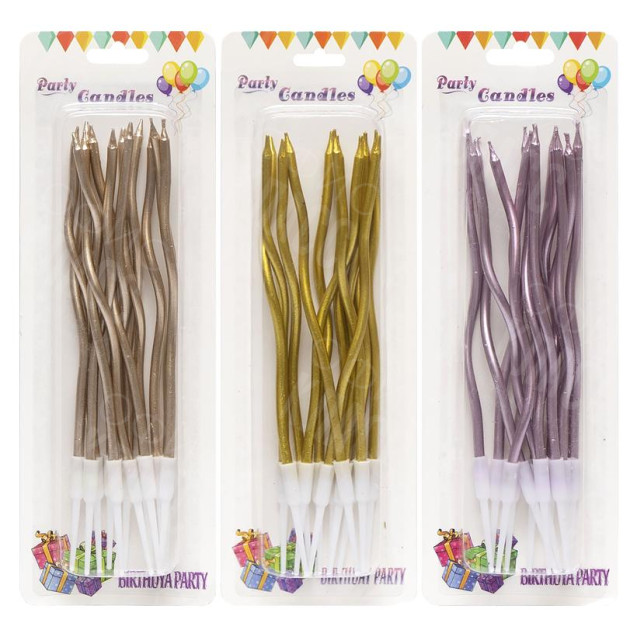 НАБОР СВЕЧЕЙ ДЛЯ ТОРТА 12ШТ TL-1049