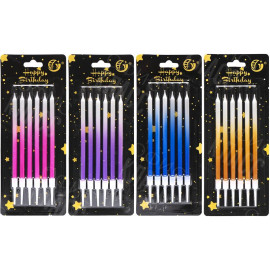 НАБОР СВЕЧЕЙ ДЛЯ ТОРТА 6ШТ JY-1059