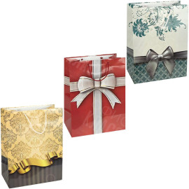 ПАКЕТ ЦВЕТНОЙ БОЛЬШОЙ "МИКС" ВЕРТИКАЛЬНЫЙ 25Х39Х8 СМ 5060