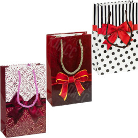 ПАКЕТ ЦВЕТНОЙ МАЛЫЙ "МУЖСКОЙ/ЖЕНСКИЙ" 11Х18Х5 СМ 1008