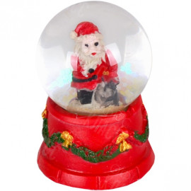 ШАР МЕТЕЛЬ 67–2 «ДЕД МОРОЗ, СНЕГОВИК»  45  ММ СВЕТИТСЯ