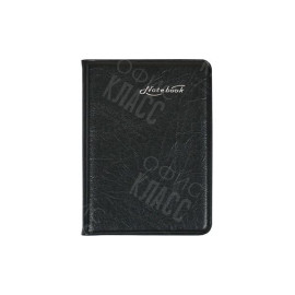 БЛОКНОТ 10,5*7,5СМ В ОБЛОЖКЕ КОЖ/ЗАМ, КЛЕТКА 75100