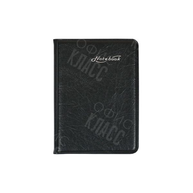 БЛОКНОТ 10,5*7,5СМ В ОБЛОЖКЕ КОЖ/ЗАМ, КЛЕТКА 75100