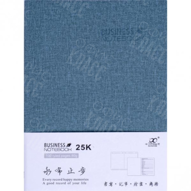 БЛОКНОТ 21×14,5  СМ ИНТЕГРАЛЬНАЯ ОБЛ.  , КОЖ/ЗАМ ЛИНИЯ 25–78