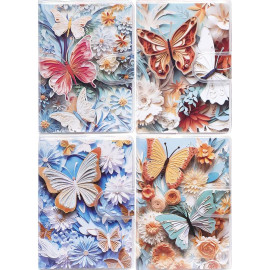 БЛОКНОТ А7 НА ЛИПУЧКЕ 7,5*10,5СМ МЯГКИЙ ПЕРЕПЛЕТ 1500-22 ЛИНИЯ