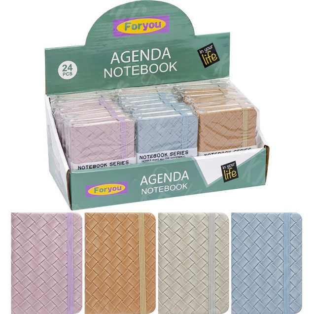 БЛОКНОТ А7 НА РЕЗИНКЕ 7,5*10,5СМ ТВЕРДЫЙ ПЕРЕПЛЕТ 5801-18 ЛИНИЯ