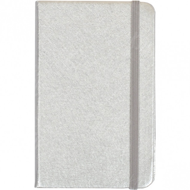 БЛОКНОТ НА РЕЗИНКЕ 14×9  СМ ТВЕРДЫЙ ПЕРЕПЛЕТ, КОЖ/ЗАМ 5602–18