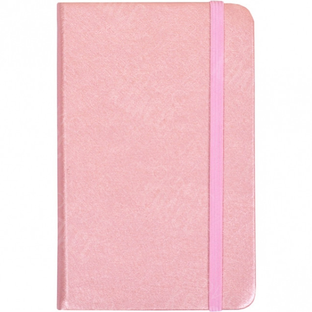 БЛОКНОТ НА РЕЗИНКЕ 14×9  СМ ТВЕРДЫЙ ПЕРЕПЛЕТ, КОЖ/ЗАМ 5602–18