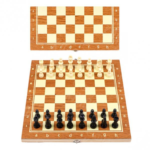 ШАХМАТЫ ДЕРЕВЯННЫЕ 3 В 1, 35СМ 624А