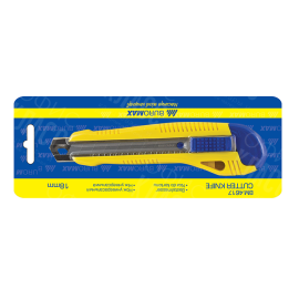 НОЖ КАНЦЕЛЯРСКИЙ 18ММ BUROMAX, 4617, УНИВЕРСАЛЬНЫЙ