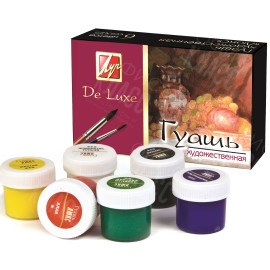 ГУАШЬ 6 ЦВЕТОВ 20МЛ ЛЮКС 14С 1037-08 ЛУЧ ГУАШЬ 6 ЦВЕТОВ 20МЛ ЛЮКС 14С 1037-08 ЛУЧ