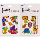 НАКЛЕЙКИ ОБЪЕМНЫЕ ДЛЯ ДЕКОРА WX- FBC