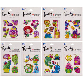 НАКЛЕЙКИ ОБЪЕМНЫЕ ДЛЯ ДЕКОРА WX- FBC