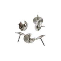 КНОПКИ AXENT 4201-A НИКЕЛИРОВАННЫЕ, 50 ШТУК