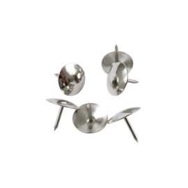 КНОПКИ AXENT 4201-A НИКЕЛИРОВАННЫЕ, 50 ШТУК