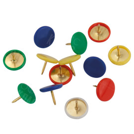 КНОПКИ ЦВЕТНЫЕ AXENT 4214-A 100 ШТУК, ПЛАСТИКОВЫЙ КОНТЕЙНЕР