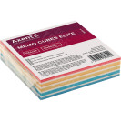 БУМАГА ДЛЯ ЗАМЕТОК AXENT ELITE "COLOR” 8025-A, 90Х90Х20 ММ, ПРОКЛЕЕННАЯ