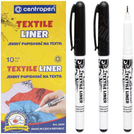 МАРКЕР TEXTILE LINER 2639/01 CENTROPEN ЧЕРНЫЙ