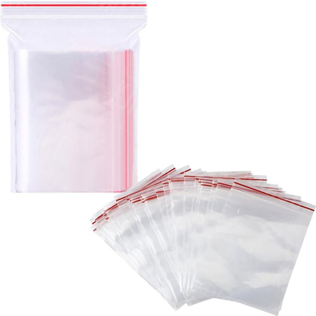 ПАКЕТЫ С ЗАМКОМ 100 ШТ ZIP-LOCK 20Х28СМ