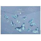 ПАПКА-КОНВЕРТ НА КНОПКЕ A4 BUROMAX ARABESKI МАТОВАЯ ПОЛУПРОЗРАЧНАЯ СИНИЙ ЭЛЕКТРИК BM.3943-45