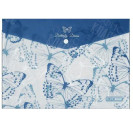 ПАПКА-КОНВЕРТ НА КНОПКЕ A4 BUROMAX ARABESKI МАТОВАЯ ПОЛУПРОЗРАЧНАЯ СИНЯЯ BM.3943-02