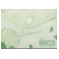 ПАПКА-КОНВЕРТ НА КНОПКЕ A7 BUROMAX ARABESKI JASMINE МАТОВЫЙ НЕПРОЗРАЧНЫЙ ПЛАСТИК BM 3923-38