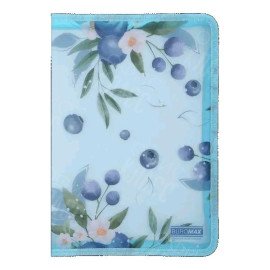 ПАПКА-КОНВЕРТ НА МОЛНИИ А4 BUROMAX ARABESKI МАТОВАЯ ПОЛУПРОЗРАЧНАЯ МОРСКАЯ ВОЛНА